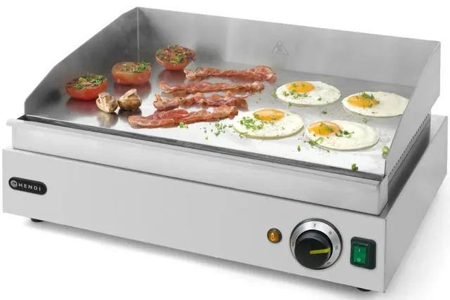 Flatgrill, 550 mm bredde 1 stekesone 