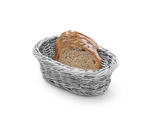 Flettet brødkurv oval Liten