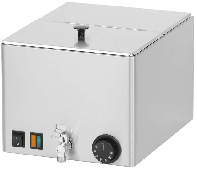 Pølsevarmer 9 liter med avtapping 