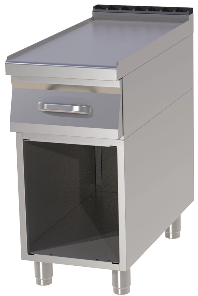 Avlastningbenk med skuff 40 cm bredde 