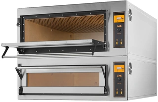 Herteovn/Bakeovn/Pizzaovn Kapasitet: 4 stk bakebrett 60x40cm.