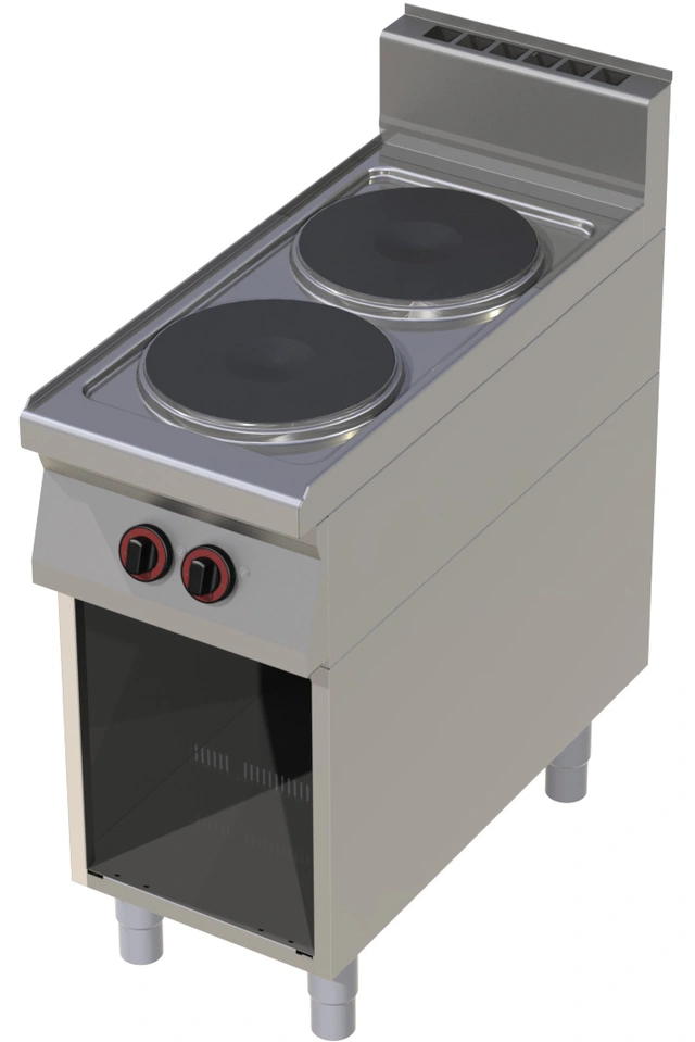 Koketopp, gulvmodell 2 stekesoner 