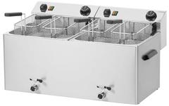 Frityr Høy Effekt 2 x 10 Liter