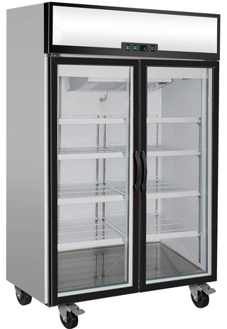 Kjøleskap 1180 liter Dobbelt med glassdører