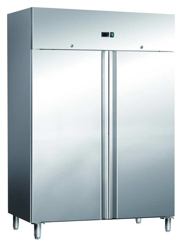 Fryseskap 1400 liter Dobbelt med rustfrie dører 