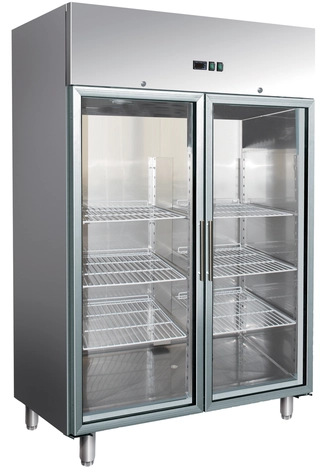 Kjøleskap 1400 liter Dobbelt med glassdører