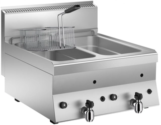 Frityr, gass 2 x 8 liter