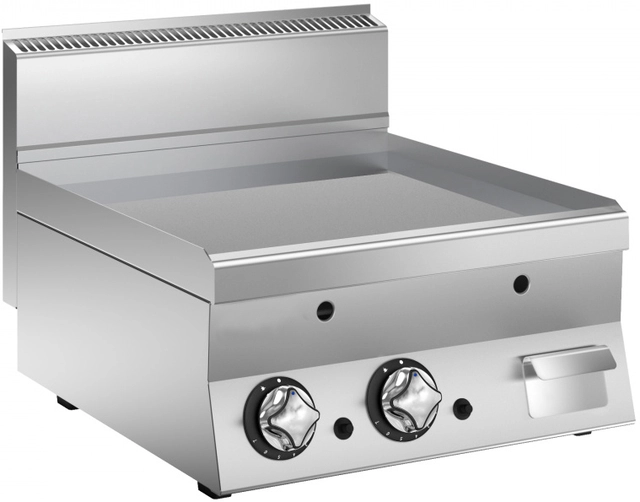 Gassflatgrill Chrome, 2 stekesoner 