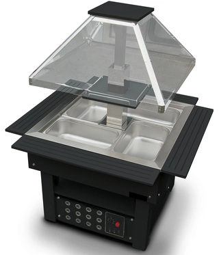 Varmebuffet, Black Kapasitet 4/1 GN