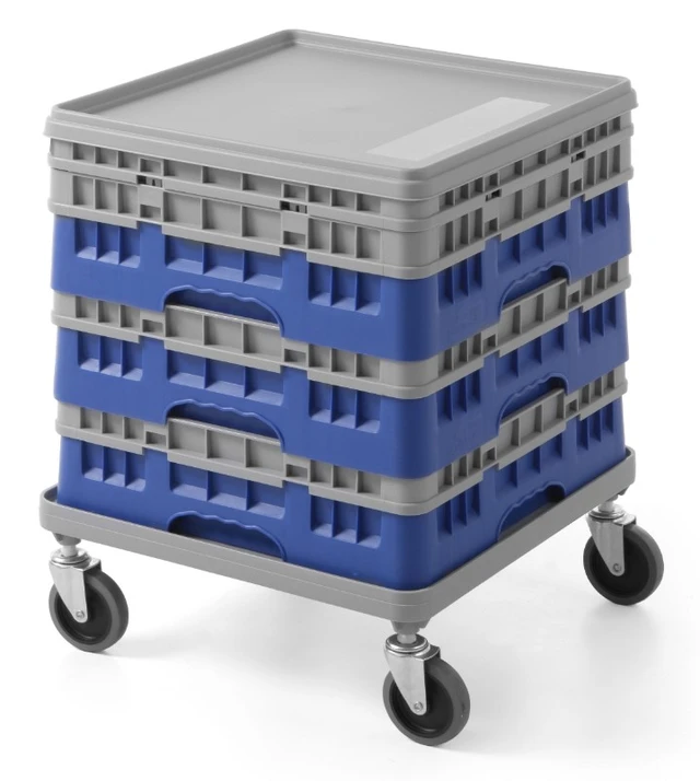 Tralle til oppvaskkurver Til 50x50 cm kurver 