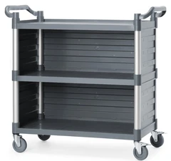 Service tralle 3 etasjer, med tette sider