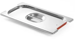 Lokk til GN med h&#229;ndtak og silikon 1/3 GN