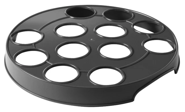 Ølglassholder, svart for 12 ølglass 