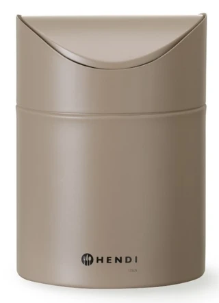 Søppelbøtte, bordmodell Beige 