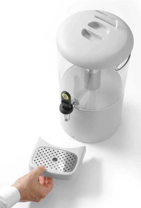 Juicedispenser, hvit 8 liter 