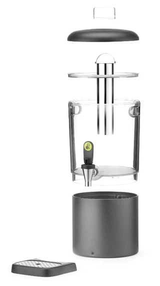 Juicedispenser, gul 4 liter 