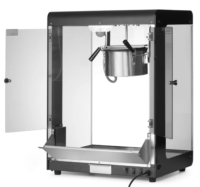 Popcorn maskin Svart karbon stål 