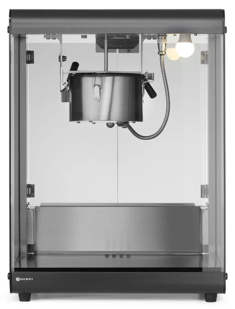 Popcorn maskin Svart karbon stål 