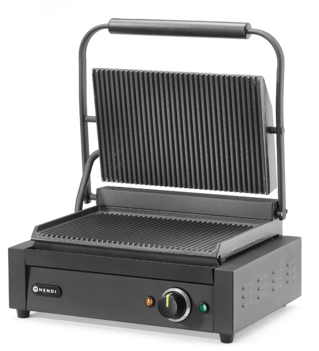 Pressgrill, medium Rillet topp og bunn 