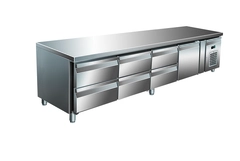 Grillkj&#248;lebenk, 6 skuffer og 1 d&#248;r 223x70x65 cm