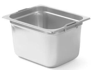 Rustfri kantine 1/2 GN Med håndtak PL