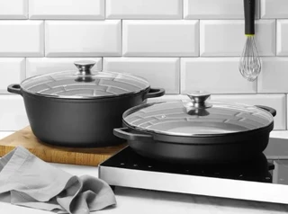 Kasserolle, aluminium 4,3 liter 