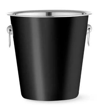 Vinkjøler, svart 3,3 liter,Ø22x19 cm 