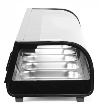 Sushi display, svart 5x 1/2 GN 