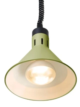 Varmelampe, konisk Grønn 