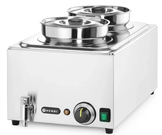 Vannbad med avtapping 2 x 4 liter beholdere med lokk 