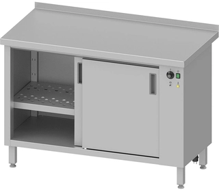 Varmeskap med skyvedører Med oppkant