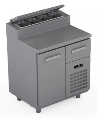 Garnityrkjølebenk 80 cm Med 1 x skuffe og 1 x dør 