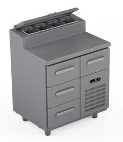 Garnityrkjølebenk 80 cm Med 4 x skuffer