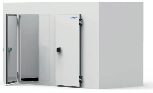 Kombinert kjøle og fryserom med gulv. LxDxH=4280x1400x2120mm 