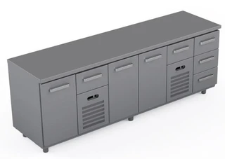 Kjølebenk 240 cm LxDxH: 240x66x90 cm