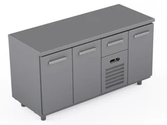 Kjølebenk 160 cm Med 1 x skuffe og 3 x dører