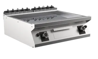 Gassflatgrill Støpejern, 2 stekesoner