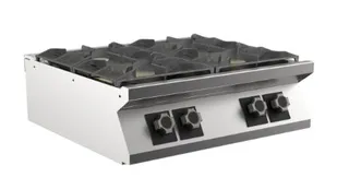 Gasskoketopp, bordmodell 4 bluss 