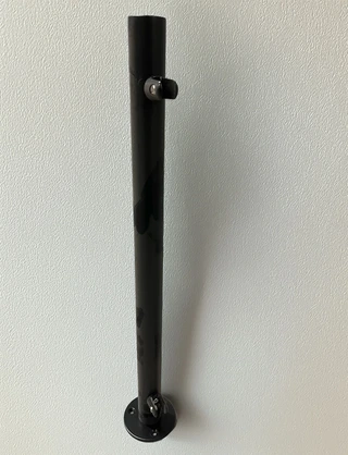Stolpe feste for glass, rett strekning H477xØ30mm