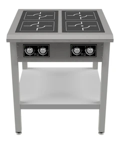 Koketopp induksjon, PIN 4 firkantede soner