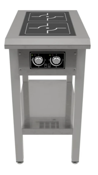 Koketopp induksjon, PIN 2 firkantede soner 