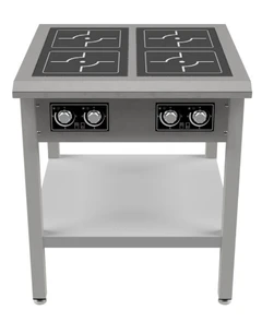 Koketopp induksjon, PIN 4 runde soner