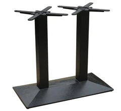 Bordunderstell, sort.SR002-01 Dobbelt. For Bordplater st&#248;rre