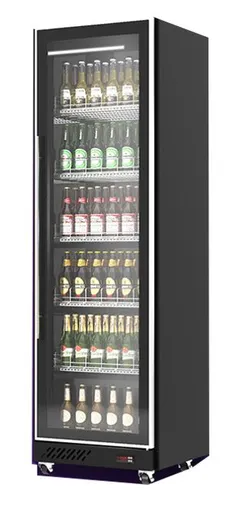 Kj&#248;leskap 387 Liter Med hengslet glassd&#248;r