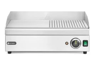 Flatgrill, Kitchen line 1/2 glatt, 1/2 rillet 