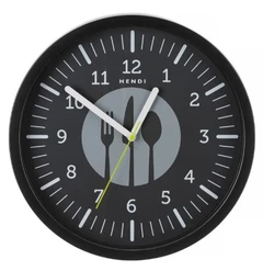 Veggklokke svart, RB Design