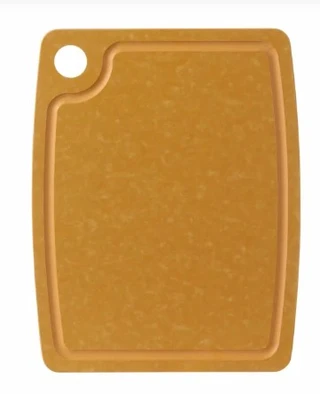 Skjærebrett, brunt 300x235x6 mm, trefiber 