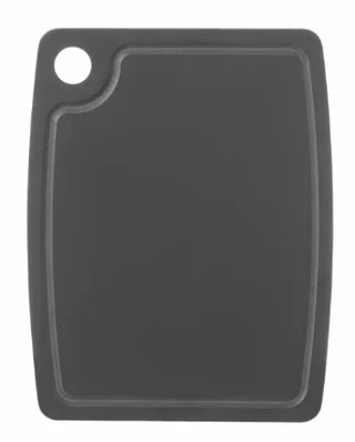 Skjærebrett, svart 370x275x6 mm, trefiber 