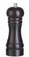 Pepper kvern, m&#248;rk tre Rustfri kvern 57x165 mm