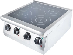 Induksjonskoketopp 600-Serie 2x 3kw Diameter 26 cm